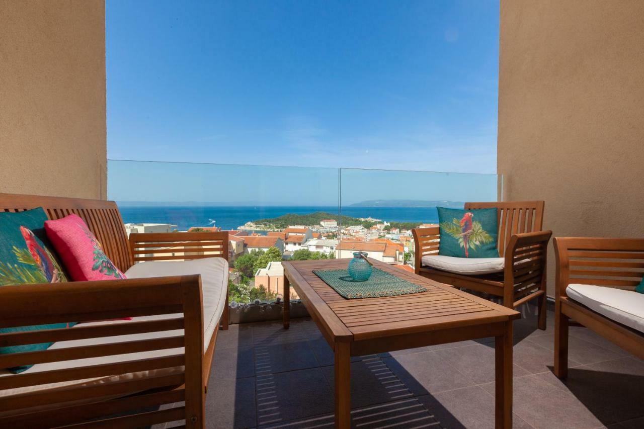 شقة Anicas Panoramic Sea Weue ماكارسكا المظهر الخارجي الصورة